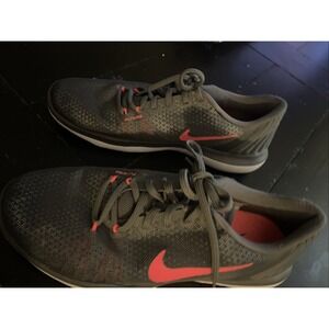 Nike Flex Supreme TR5 Cross Training Shoes Gray Grey Pink 885916 003 Womens 10